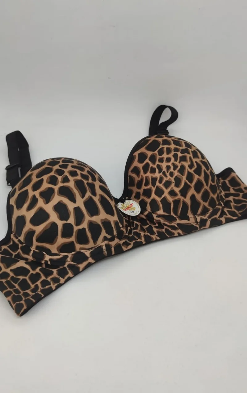 Tektaş Leopard Patterned Push-Up Bra