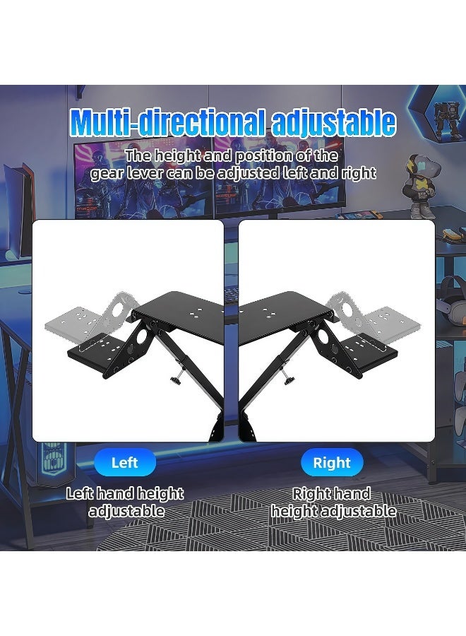 فلاشهوك حامل عجلة سباق قابل للطي والتعديل لأجهزة Logitech G25/G27/G29/G920 وThrustmaster T300/T300RS - إطار من الفولاذ الكربوني، وأقدام مضادة للانزلاق، وتصميم قابل للطي (عجلة القيادة/الدواسات غير متضمنة)  - Image 4