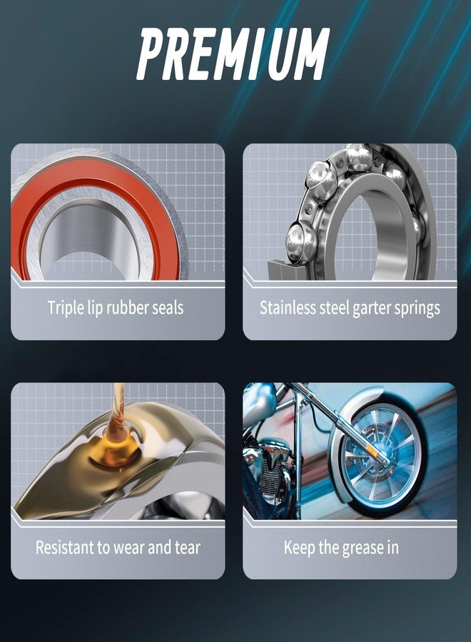 MoKitDora Rear ABS Wheel Bearing Kit for Harley Touring 2009-2024 Street Electra Road King Glide - Image 4