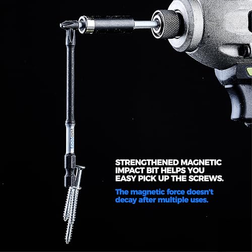 toolant 7pcs TB-Fit Electrician Impact Screwdriver Bit Set, 1/4” Hex-Shank S2 Steel, CNC Machined Tips with Magnetism, FPH1（PH1-SL4.5）FPH2（PH2-SL6）Screwdriver Bit Set - Image 4