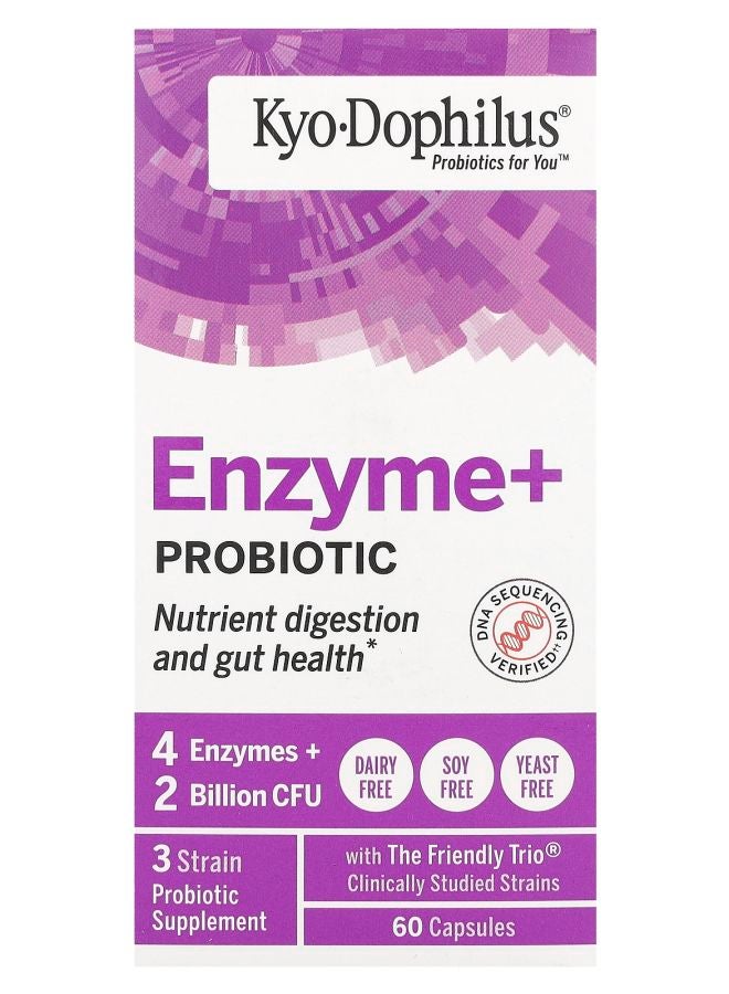 kyolic Kyo Dophilus Enzyme + Probiotic 60 Capsules