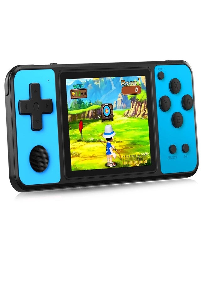 BEICO 32 Bit Handheld Games for Kids Rechargeable Preloaded 139 Video Games,Blue - Image 1