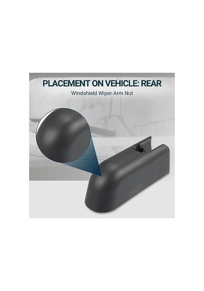 Wivplex Car Rear Windshield Wiper Arm Nut Cover for Opel Zafira - Image 2