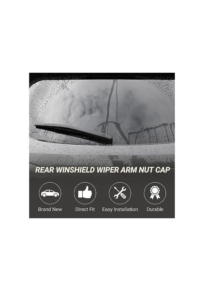 Wivplex Car Rear Windshield Wiper Arm Nut Cover for Opel Zafira - Image 4