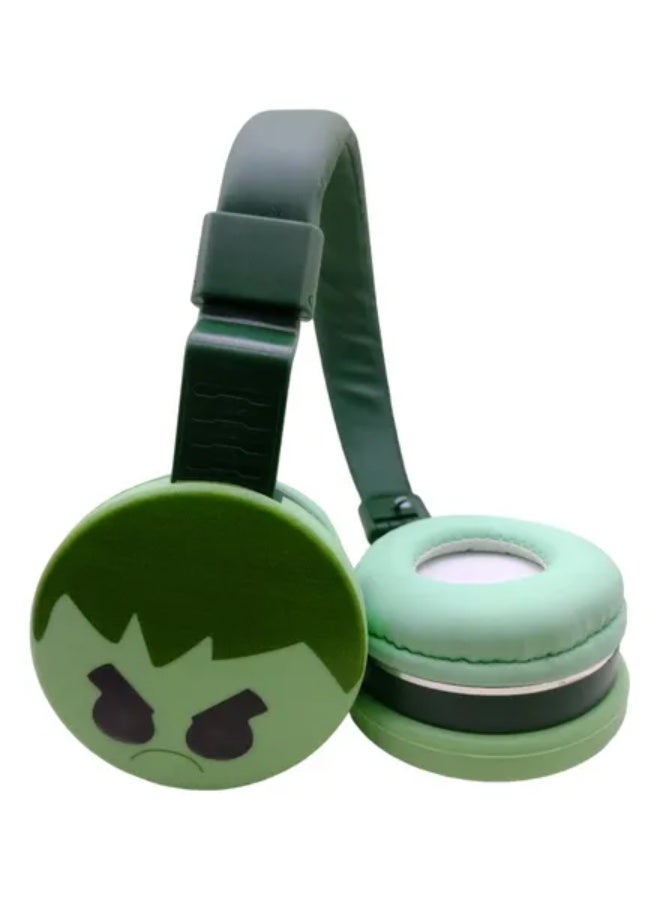 KR-9900 Wireless Bluetooth Headset with powerful stereo sound and a rechargeable battery for everyday use, with a stable connection up to 10 meters, in green. - Image 2