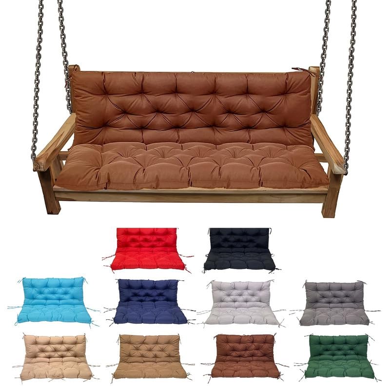 YXMKJOS Swing Cushion Replacement Outdoor Porch Waterproof Bench Cushion 23 Seater Washable Bench Replacement Cushions for Outdoor Patio Porch Swing Cushions - Image 1