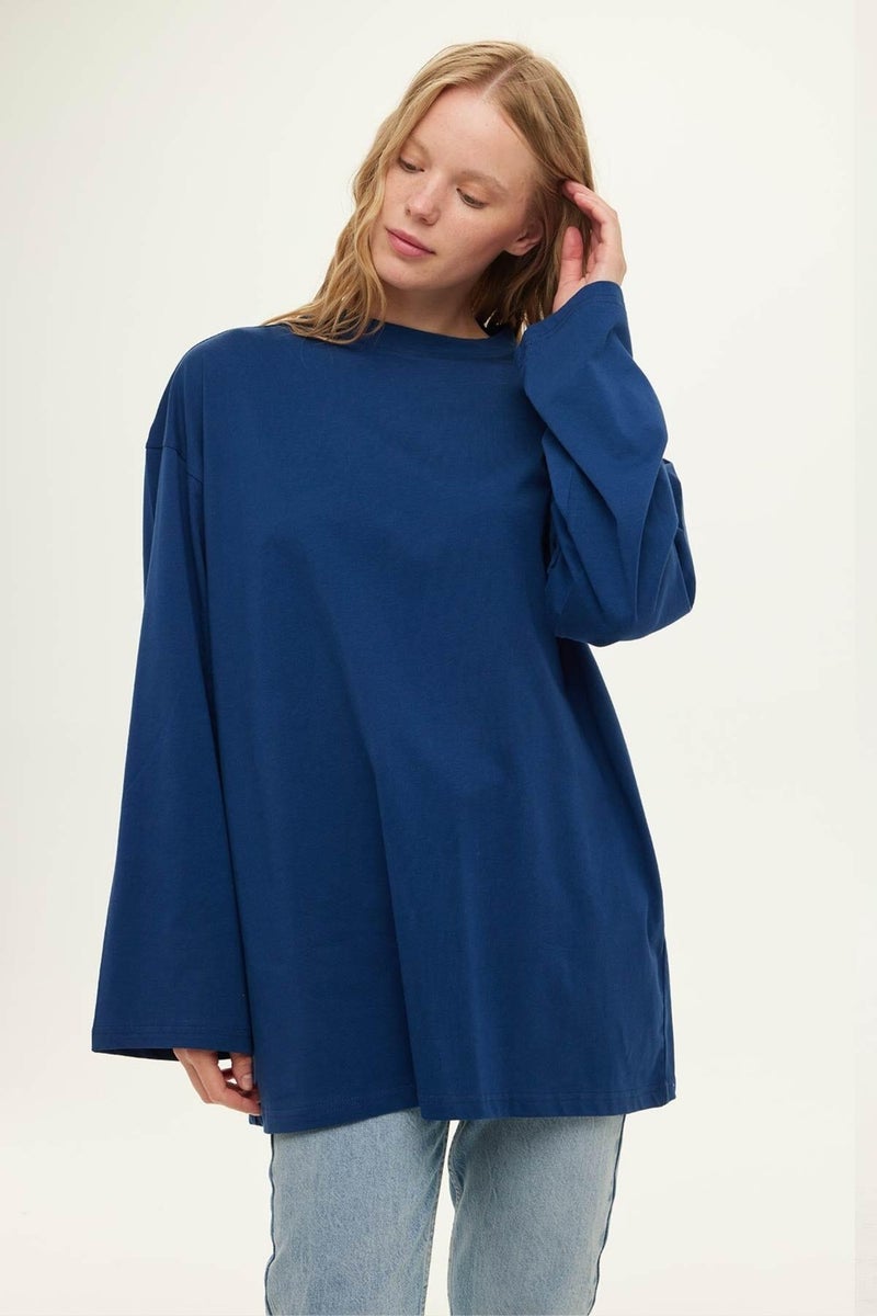 Manuka Wide Sleeve Oversized Indigo  - Image 1