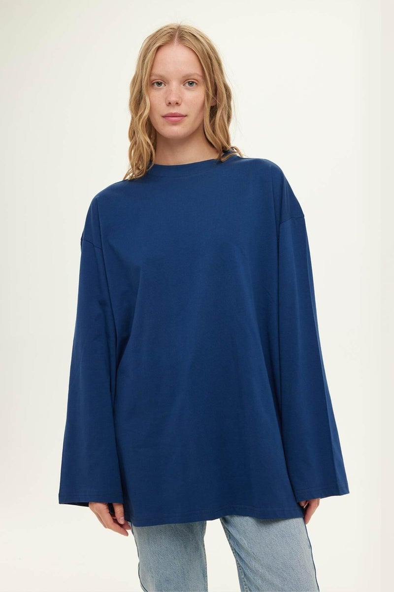 Manuka Wide Sleeve Oversized Indigo  - Image 3