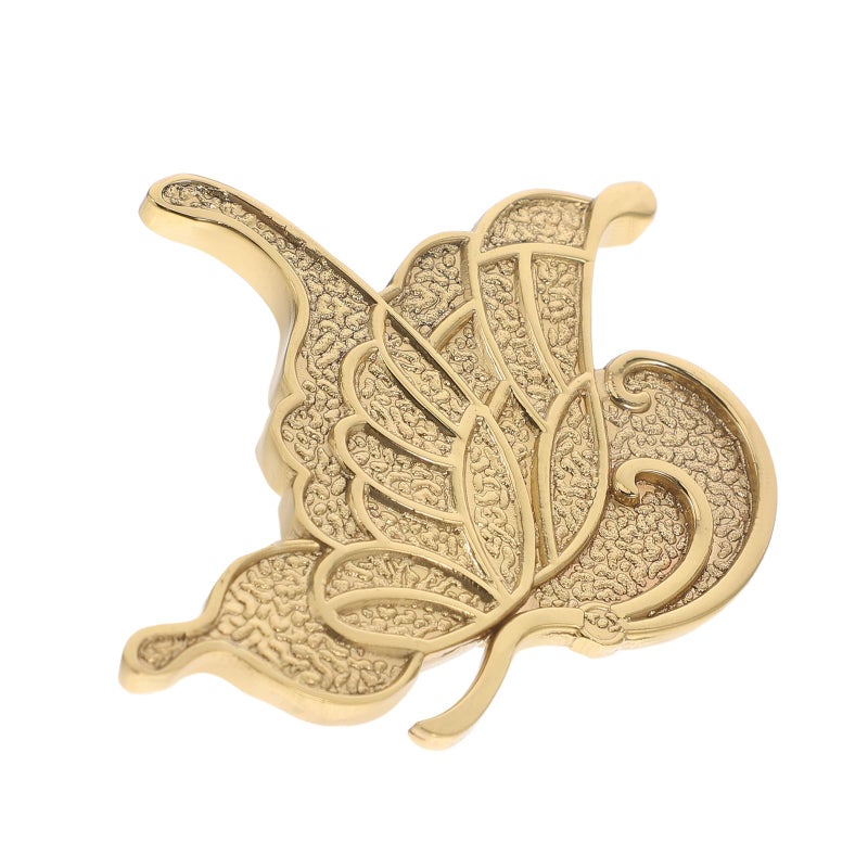 Retro Brass Butterfly Drawer Pull Handle Left Side Small Cabinet Knob For Closet - Image 2