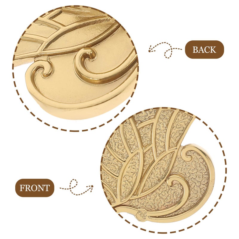 Retro Brass Butterfly Drawer Pull Handle Left Side Small Cabinet Knob For Closet - Image 4
