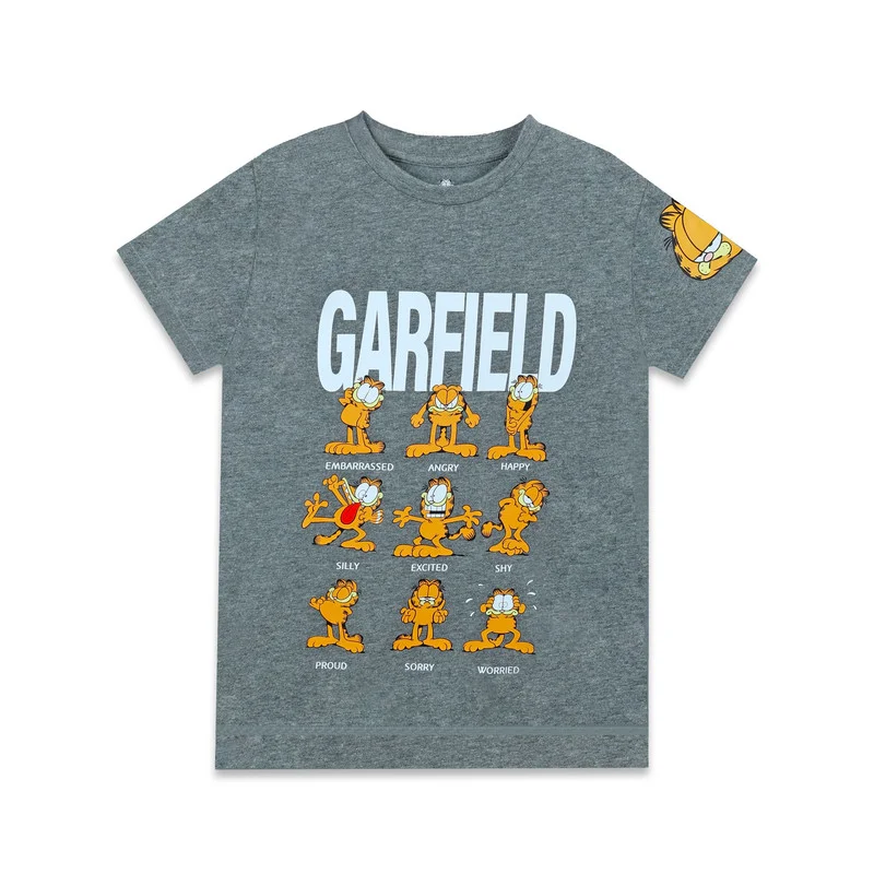 nickelodeon Nickelodeon Garfield Moods Kids Boy's Short Sleeve T-Shirt