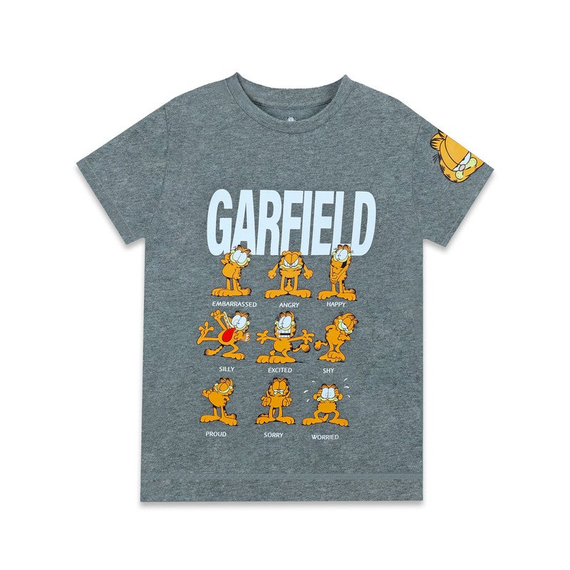 نكلوديون تيشيرت أطفال أولاد نيكلوديون غارفيلد بأكمام قصيرة - Image 2