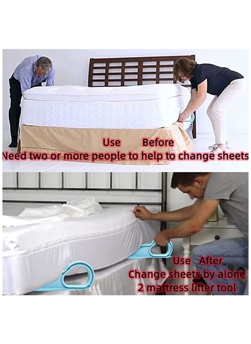 MIRFA - Bed Mattress Lifter, Wedge Elevator, Helper Sheet Change ABS Ergonomic Making Lifting Handy Tool to Alleviate Back Pain (Pack of 1) - Image 1