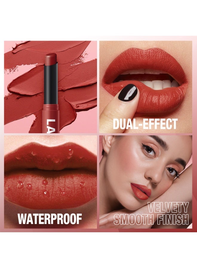 LANGMANNI 6-Pack Matte Lipstick Set, Long-Lasting Twist-Up Lip Paste, Mixed Color System, All Skin Types, Perfect for Valentine'S Day & Birthday Gifts - Image 4