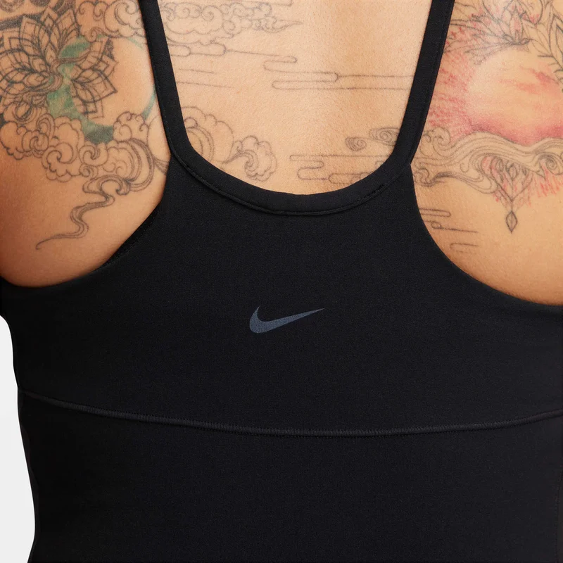 Nike Black Women's Zenvy Dri-FIT Full-Length Flared Bodysuit for Women | Best Price UAE