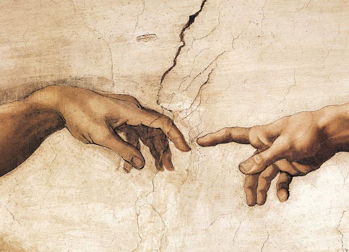 eurographics Creation of Adam by Michaelangelo Puzzle (1000-Piece), 6000-2016 - Image 2