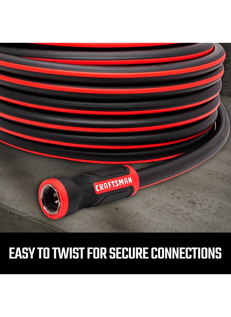 CRAFTSMAN Craftsman 58 in D X 100 ft L Heavy Duty Professional Grade Garden Hose  - Image 4