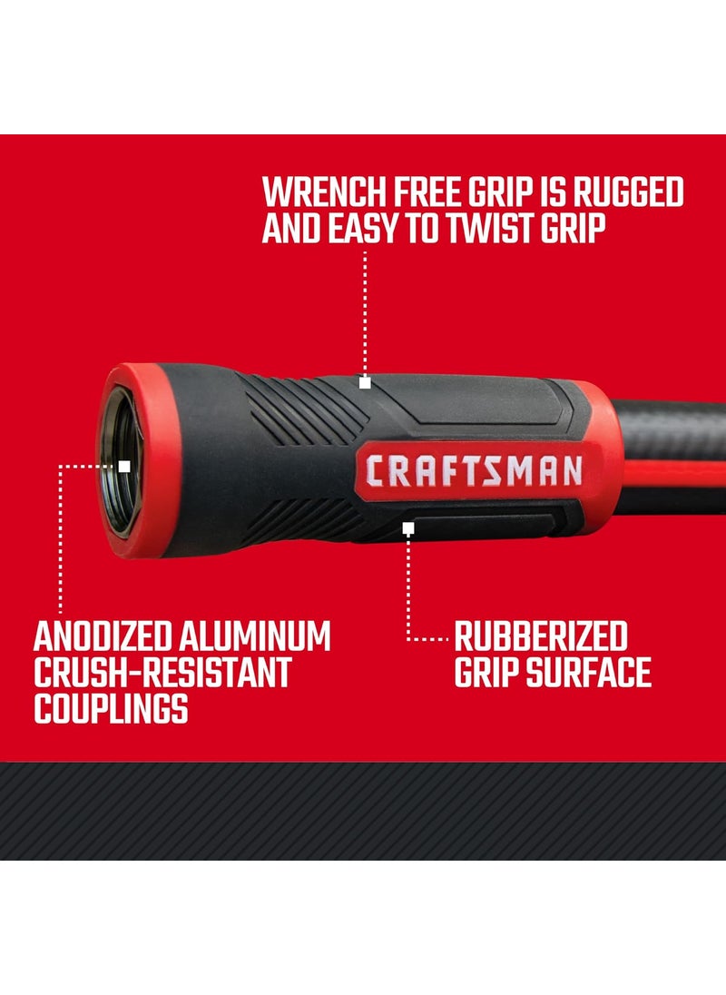 CRAFTSMAN Craftsman 58 in D X 100 ft L Heavy Duty Professional Grade Garden Hose  - Image 5
