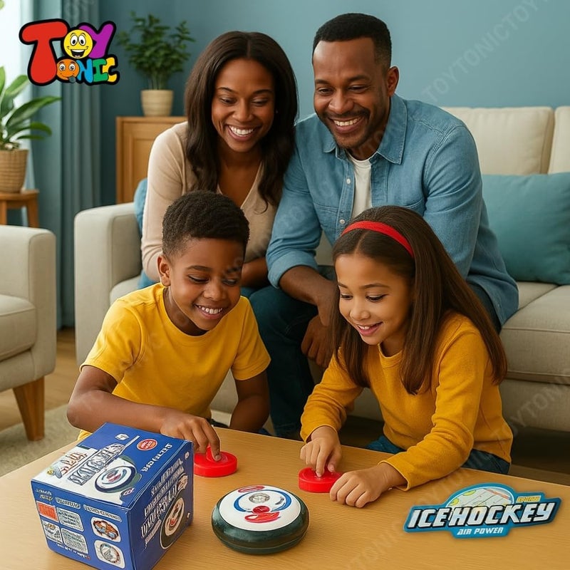 TOYTONIC Air Hockey Game for Kids | Fun Indoor Games for Boys Age 7–14 Years | Air Hockey Table for Children and Family | Skill-Building Activity Toy for Home Play - Image 5