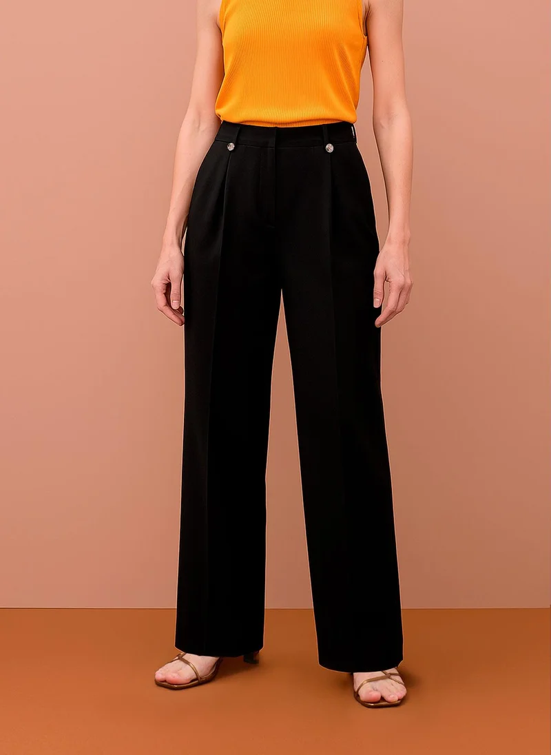 لولا كساديمونت Pants with Studded Belt Loops