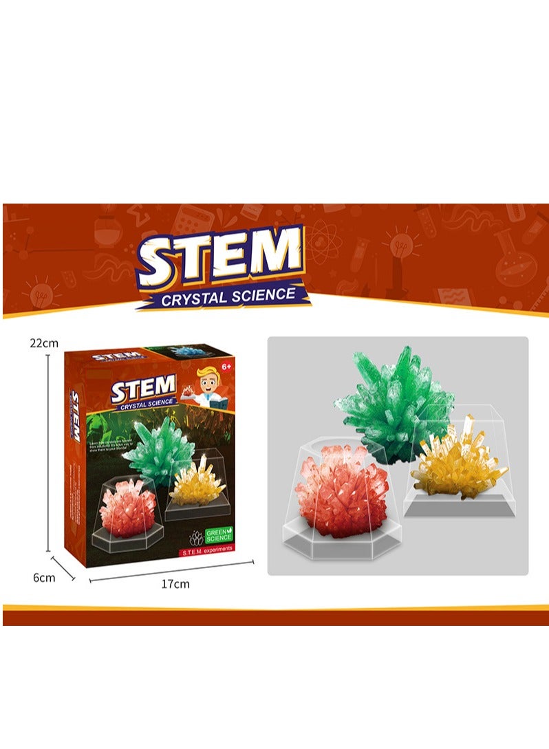STEM Crystal Planting,Science and Physics home chemical lab Educational Game for kids and It is an educational game that helps focus, creativity,Children's DIY 8+ Years - Image 3