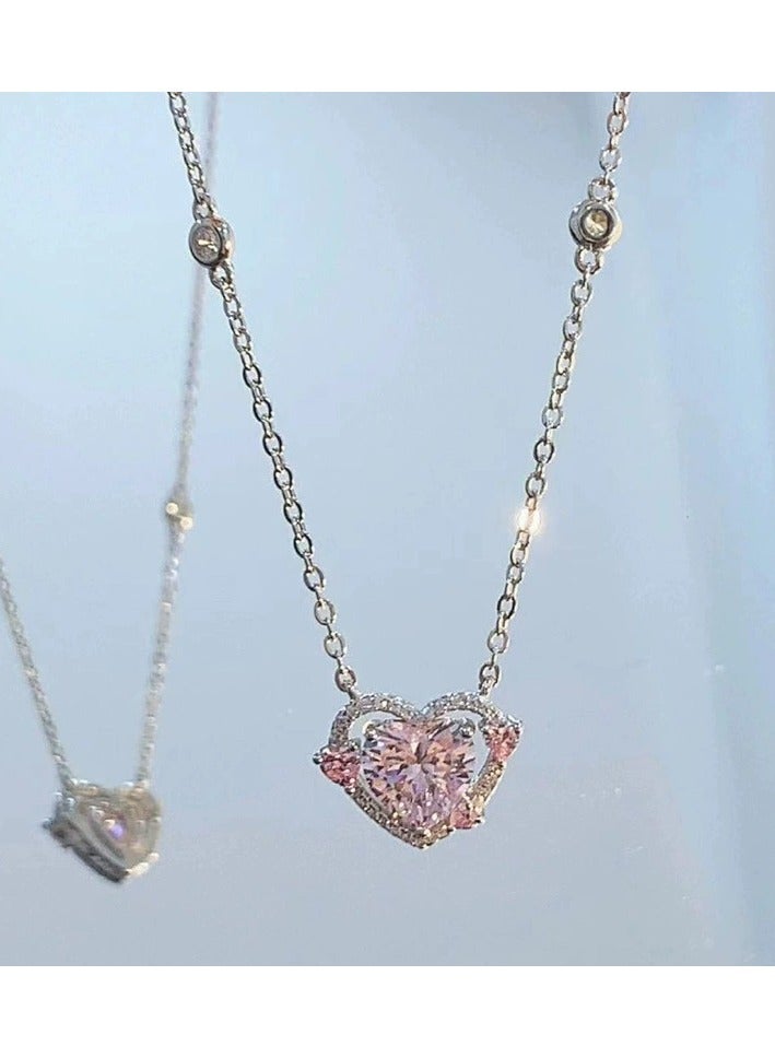 Goolsky قلادة قلب الحماية لها – قلادة رومانسية خالية من الصدأ، هدية فاخرة خفيفة لصديقة، للمواعيد اليومية/الرومانسية - Image 2