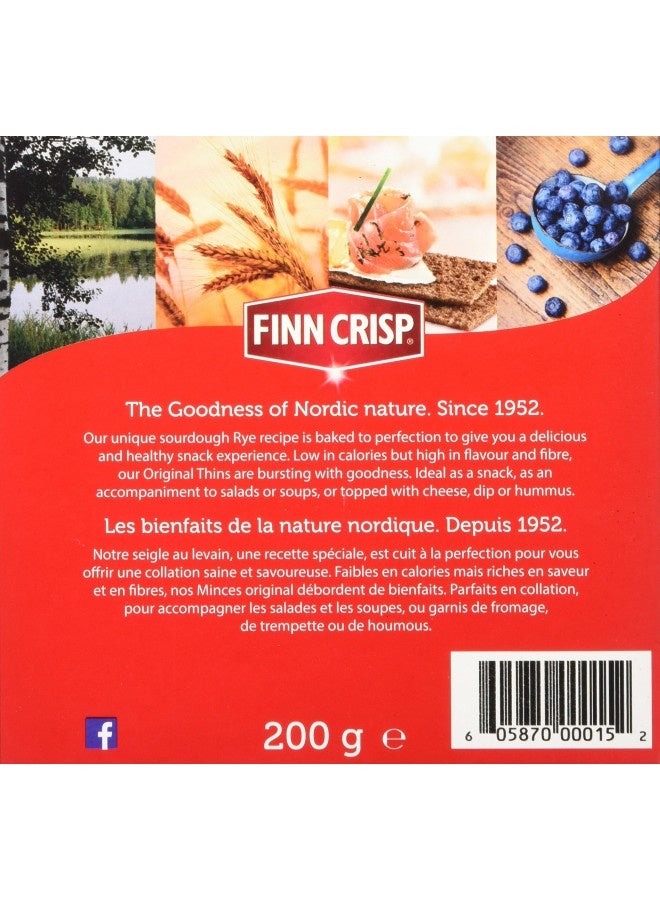 Finn Crisp Rye Crispbread Original, 7 Oz - Image 1