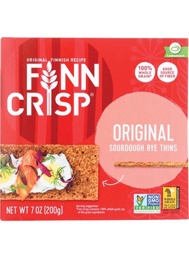 Finn Crisp Rye Crispbread Original, 7 Oz - Image 2