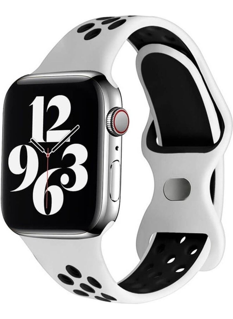 Koodmax - Apple Watch Perforated Nike Sport Band Series 9 Ultra 2 Compatible M-L 38 40 41MM - Image 1