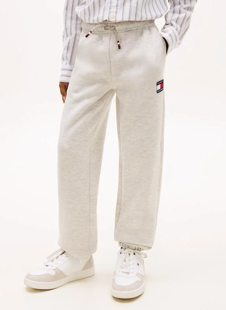 تومي هيلفيغر سروال رياضي قطني للأطفال بخصر مطاطي