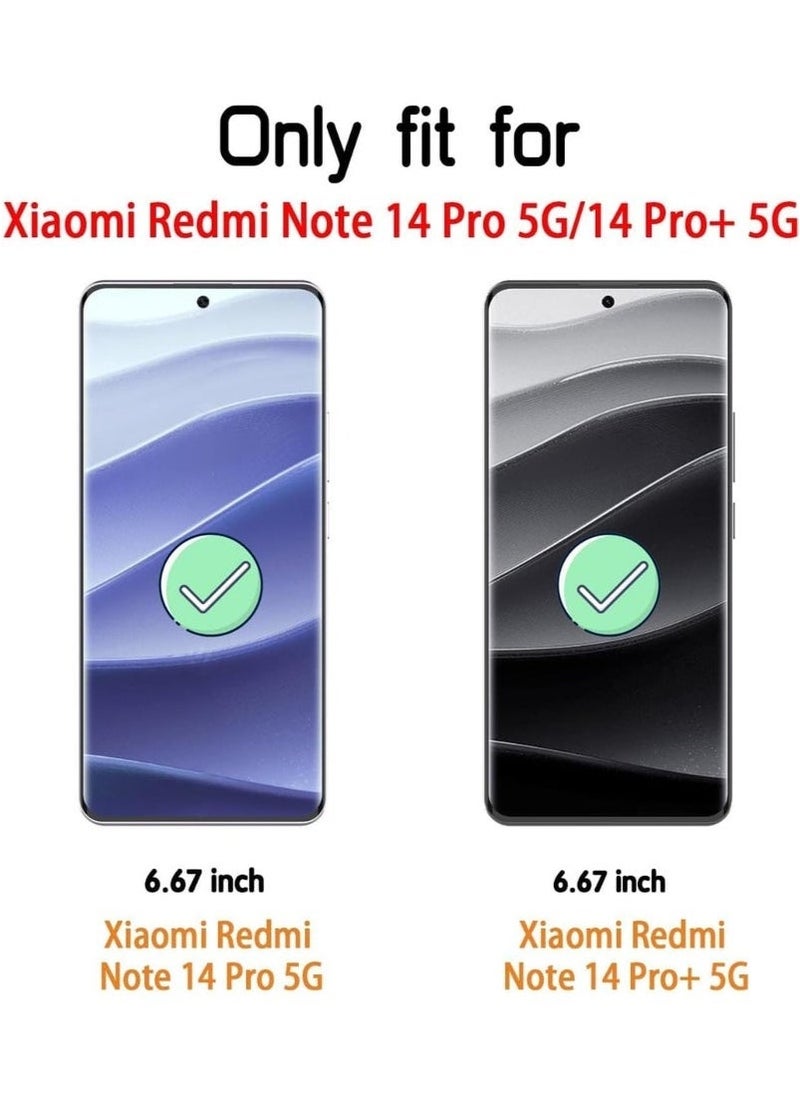 Raxoom Xiaomi Redmi Note 14 Pro+ 5G Screen Protector â€“ 2-Pack 9H Hardness Full HD Tempered Glass for 6.67-Inch Display â€“ Ultra-Clear, Anti-Scratch, Shatter Resistant, Bubble-Free Installation, Case Friendly, Smooth Touch, Oleophobic Coating for Fingerprint P - Image 2