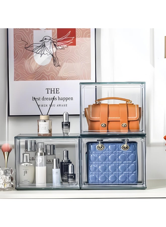 Multi-Functional Action Figure Display Case, Display Stand, Toy Showing Stand, Transparent Acrylic Display And Storage Stand, Storage Box For Skin Care Products And Accessories, show shelf, Desktop Display Box - Image 3