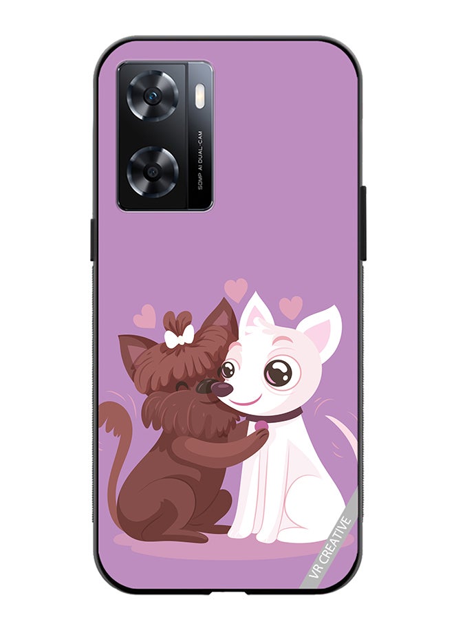 VR CREATIVE Protective Case Cover For Oppo A57/A77s Love Bear Design Multicolour - Image 1