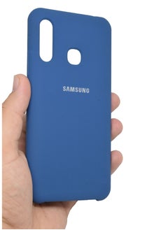 Logo Silicone Protective Case for Samsung Galaxy A70 E Cover Slim Stylish with Inside Microfiber Lining  - Image 2