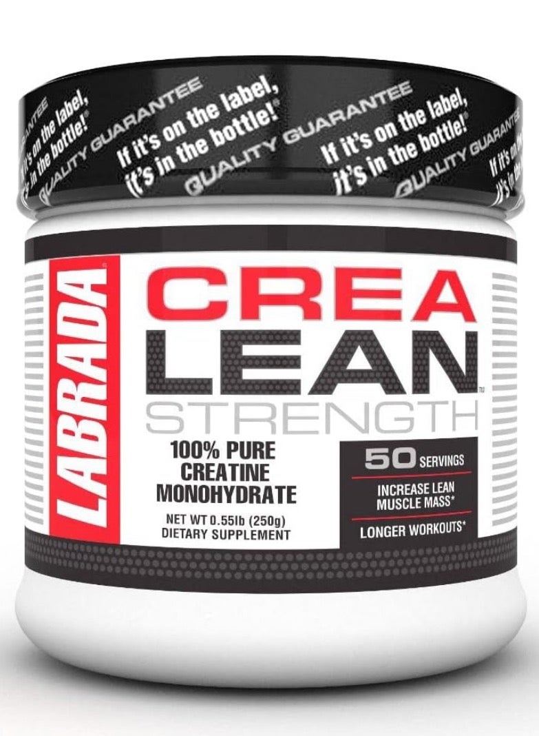 LABRADA Crealean 100% Pure Creatine Monohydrate 250g (50 Servings)  - Image 1