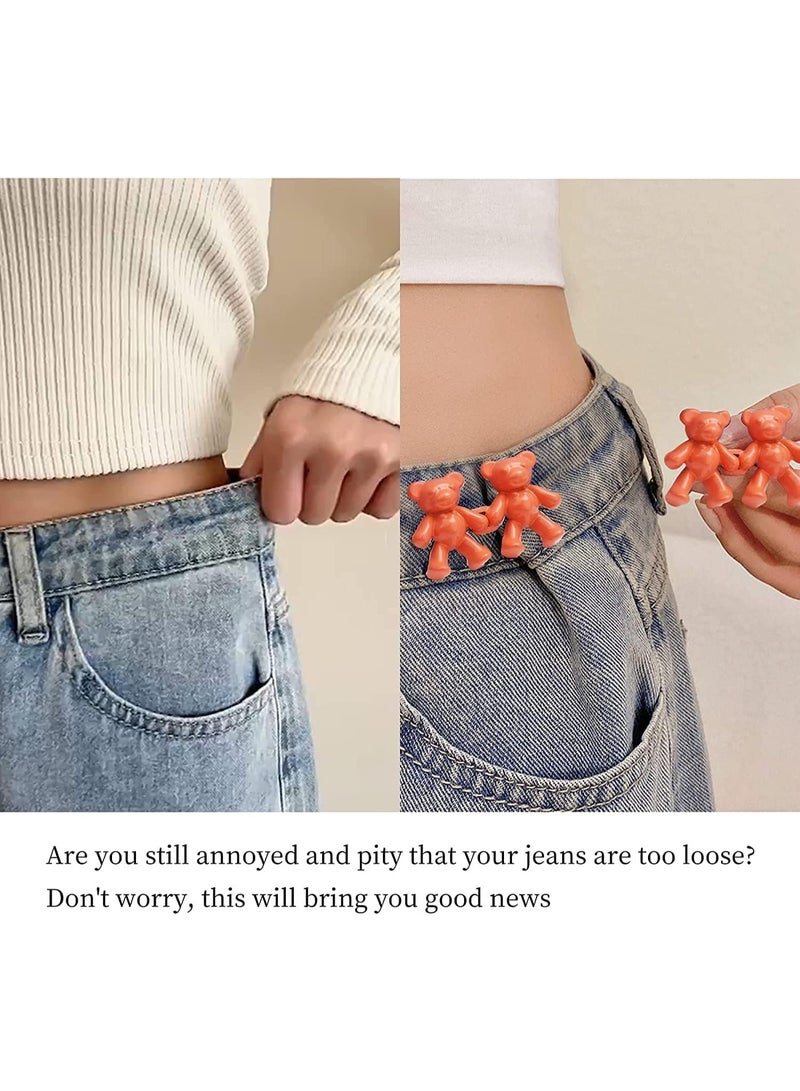 6 حزم من دبابيس أزرار الجينز، مشد خصر قابل للتعديل بدون خياطة، أزرار جينز قابلة للفصل لتصليح التنانير النسائية والسراويل والأزياء - Image 4