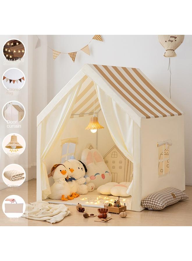 الأزرق جي دبليو غرفة ألعاب الأطفال INS خيمة الأولاد والبنات الأطفال الأطفال منزل جلود الروبيان غرفة الأميرة الداخلية - Image 1