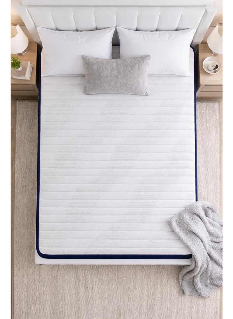 ريكسال هوم مرتبة ريكسال هوم ديلوكس بارتفاع 30 سم مع طبقة Pillow Top فوم، دعم طبي تقويمي صلب، عزل الحركة، توازن العمود الفقري وتخفيف الضغط – مقاس 200 × 200 سم (سوبر كينغ) - Image 5