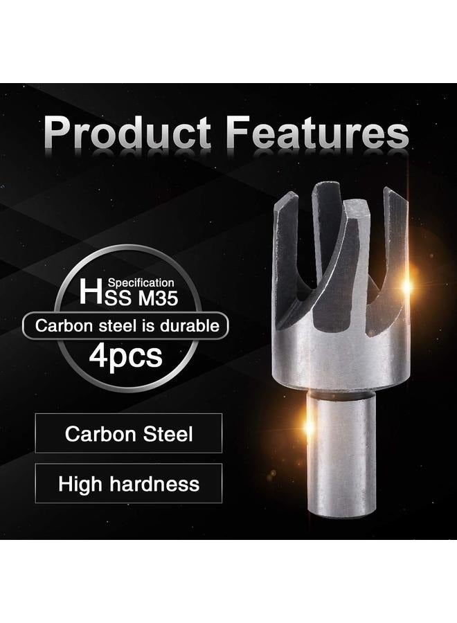 4PCS Wood Plug Cutter Cutting Tool Tapered Claw Type Wood Plug Hole Cutter Cutting Tool Cork Drill Bit Knife 6mm,10mm,13mm,16mm  - Image 5