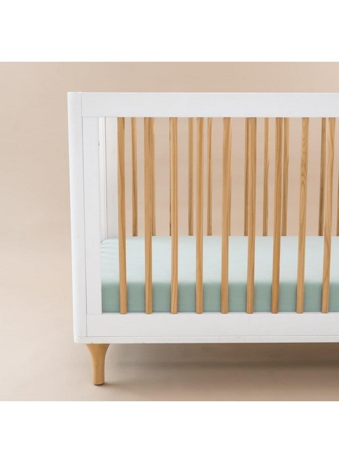 Kyte Baby Soft Crib Sheet - Standard Fitted Crib Sheet Made with Rayon from Bamboo, Ultra-Gentle and Breathable (Sage) - Image 3