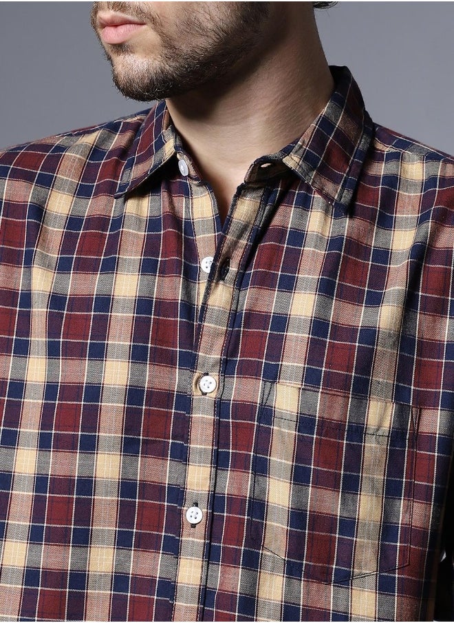 HIGH STAR - Men Maroon Shirts - Image 1