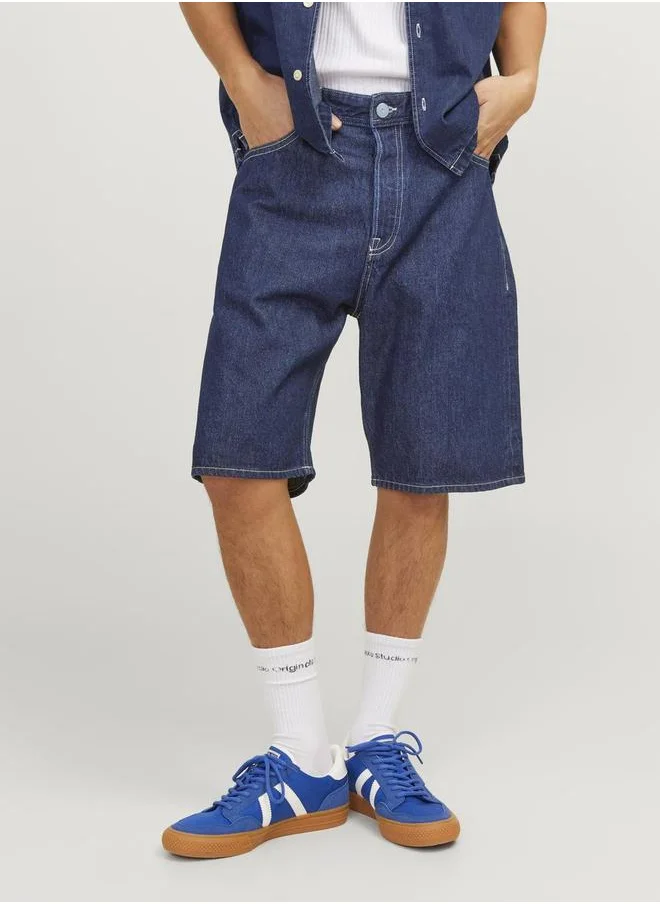 جاك اند جونز Original Denim Shorts with Pockets