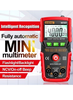ANENG M107 Smart Digital Multimeter 4000 Counts NCV Universal Meter Handheld Multifunctional Tester Voltmeter Ammeter  - Image 5