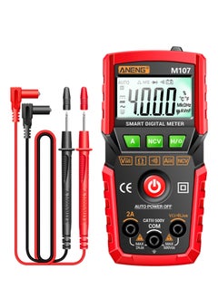ANENG M107 Smart Digital Multimeter 4000 Counts NCV Universal Meter Handheld Multifunctional Tester Voltmeter Ammeter  - Image 1