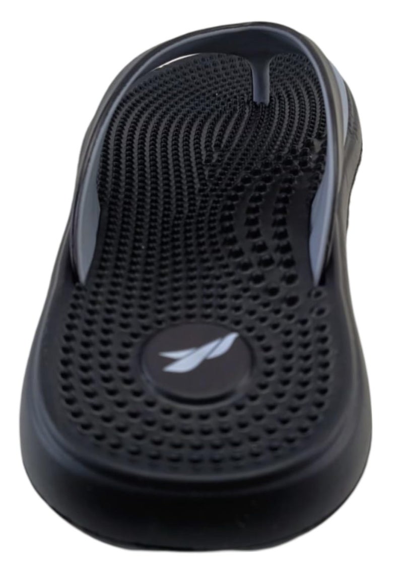 FLITE Men's Slides/Slipper/Sandals/Shoes/Daily Use Slipper (Black, 10) - Image 4