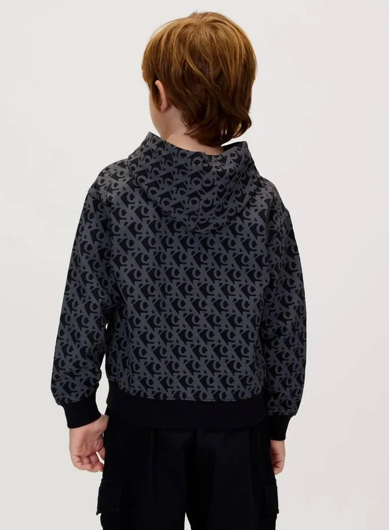 Calvin Klein Jeans Ck Black Logo Hoodie for Men | Best Price UAE