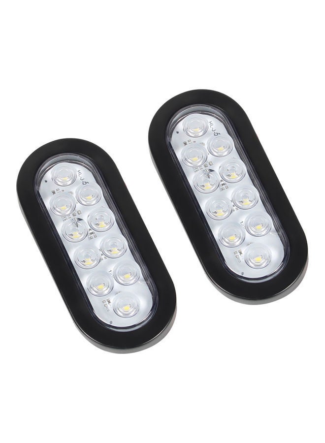 NIBEMINENT 2-Piece Oval Sealed LED Indicator Light Set - Image 1