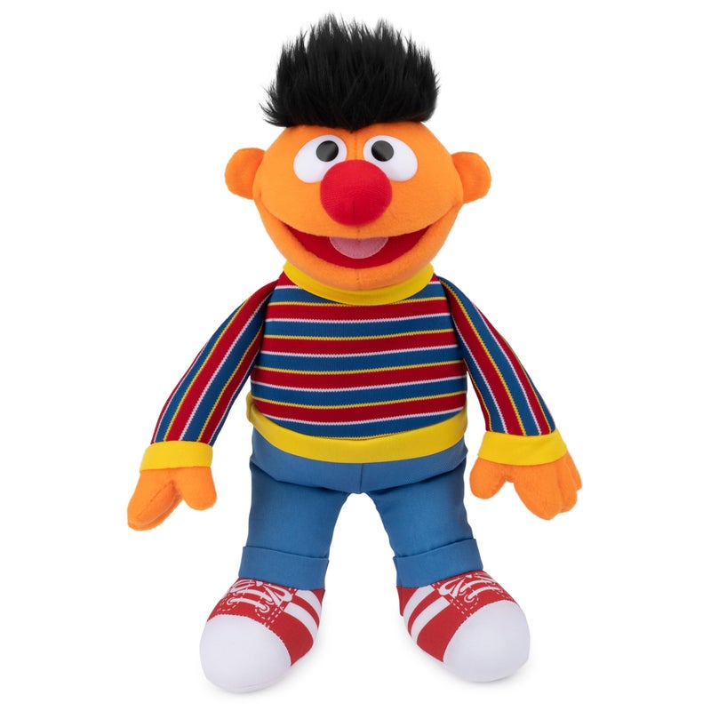 GUND Sesame Street Official Ernie Muppet Plush, Premium Plush Toy for Ages 1 & Up, Orange, 13.5â€ - Image 2