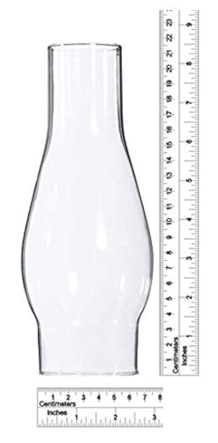 B&P Lamp BP Lamp 2 58 Inch by 8 12 Inch Glass Lamp Chimney with 34 Frosted Design for Vintage and Antique Style Globes