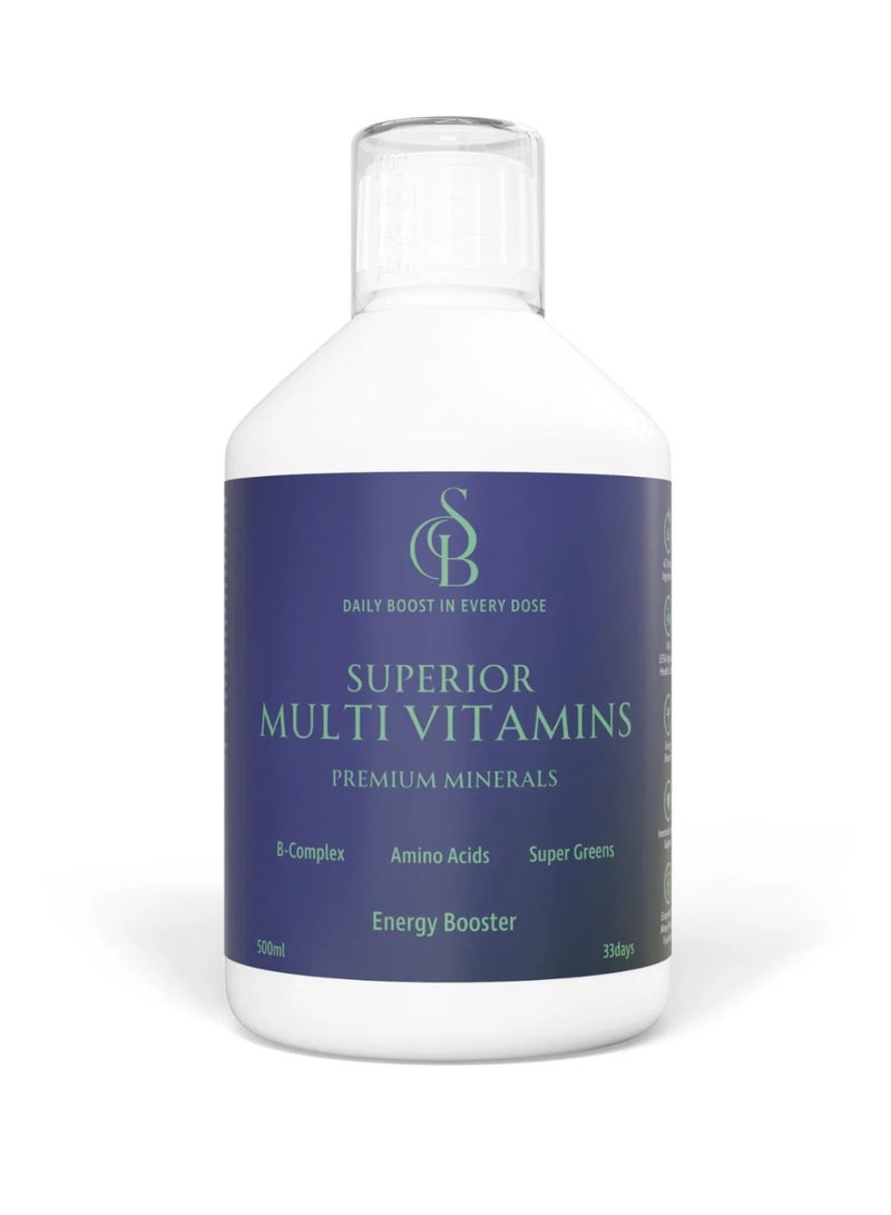 Solimar Bloom فيتامينات متعددة سوبرير من سوليمار بلوم 500 مل – دعم الطاقة اليومية، المناعة والرفاهية - Image 1